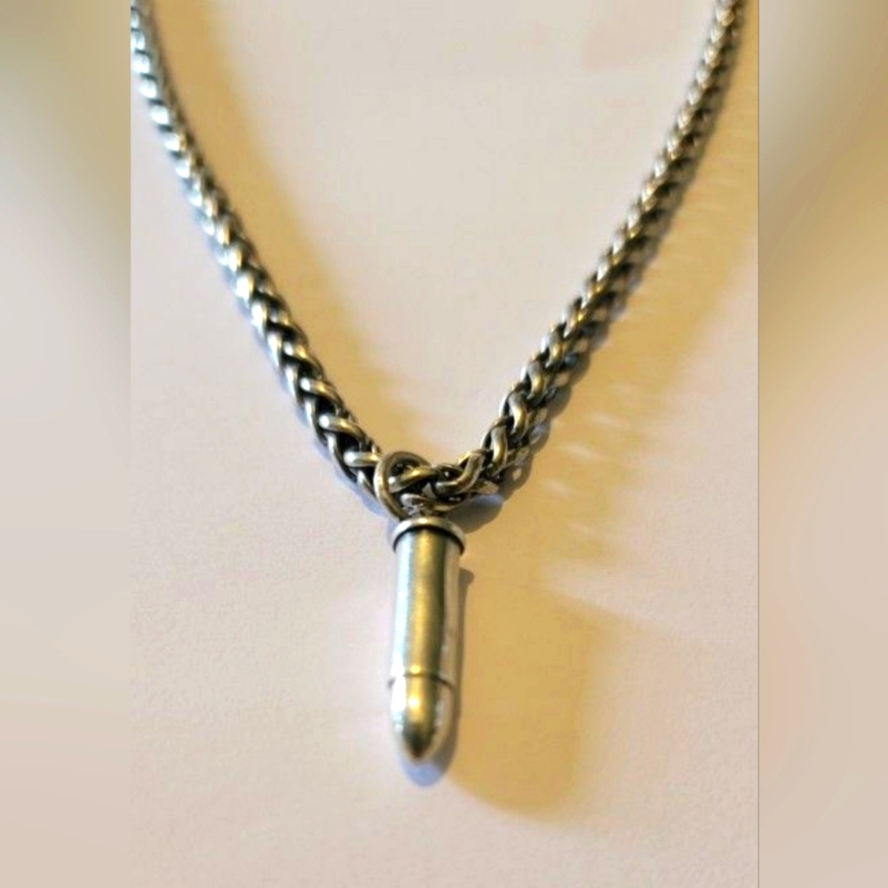 James Avery Retired Bullet W/ Spiga Necklace